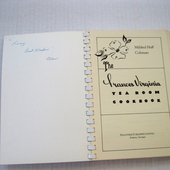 VINTAGE 1981The Frances Virginia Tea Rook Cookbook, by Millie Coleman - Picture 2 of 11